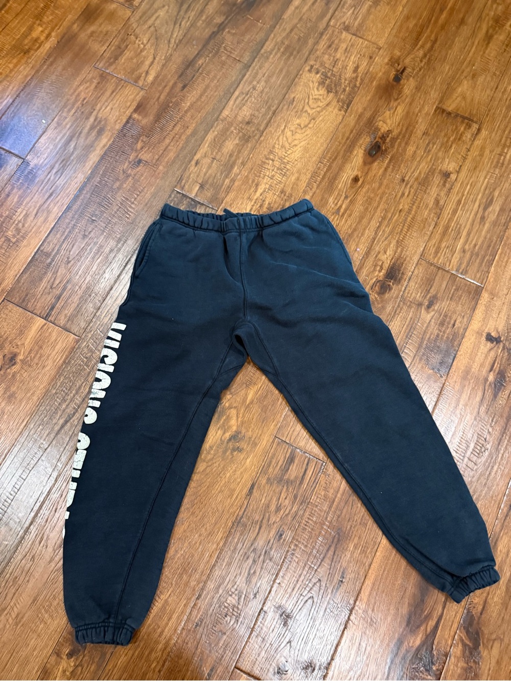 Vision studios Black Graphic Jogger Sweatpants